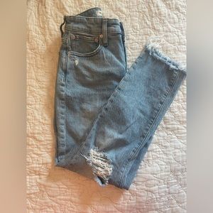 Women's Madewell Curvy Perfect Vintage jean, size 24